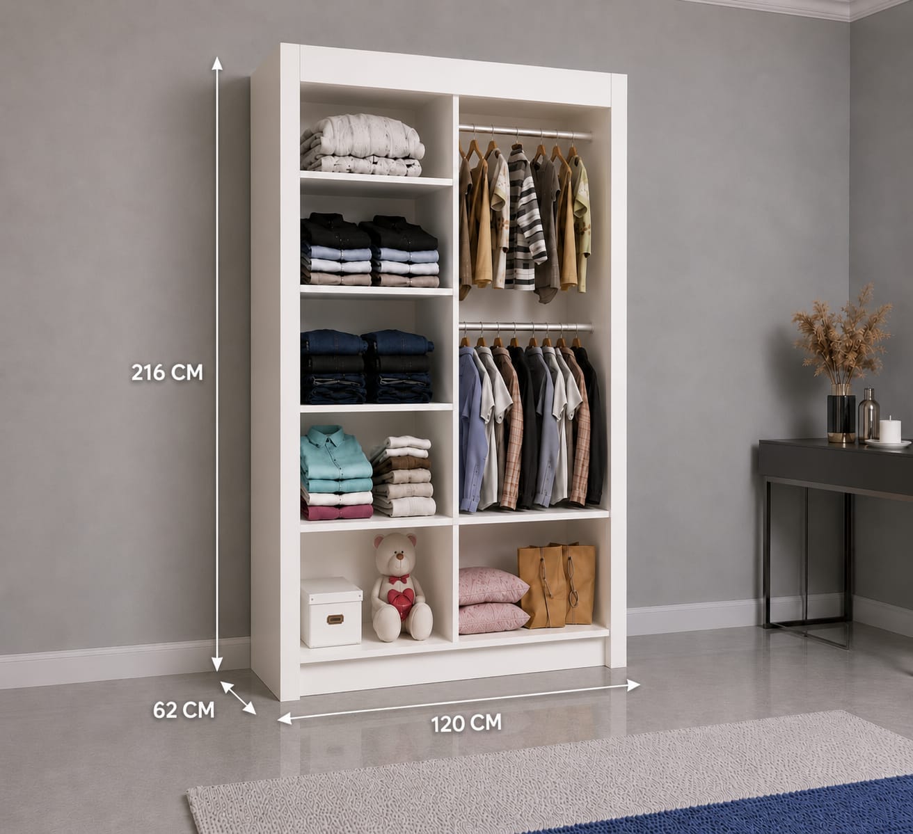 Linden Sliding Door Wardrobe with Mirror – 2 Door or 3 Doors, Multiple Sizes & Colour, shelves & Drawers