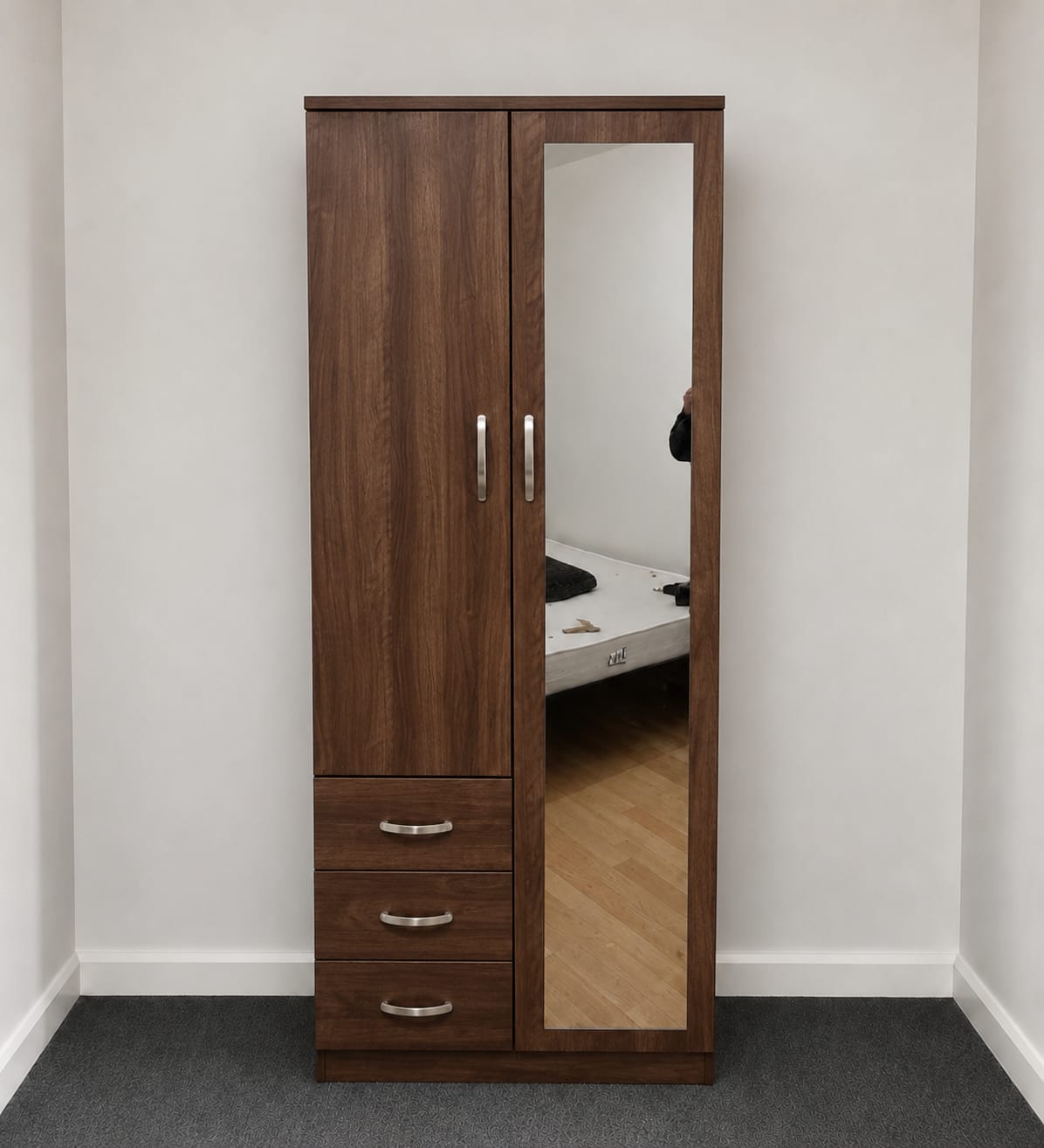 1 Mirror & Drawers (2 DOOR)