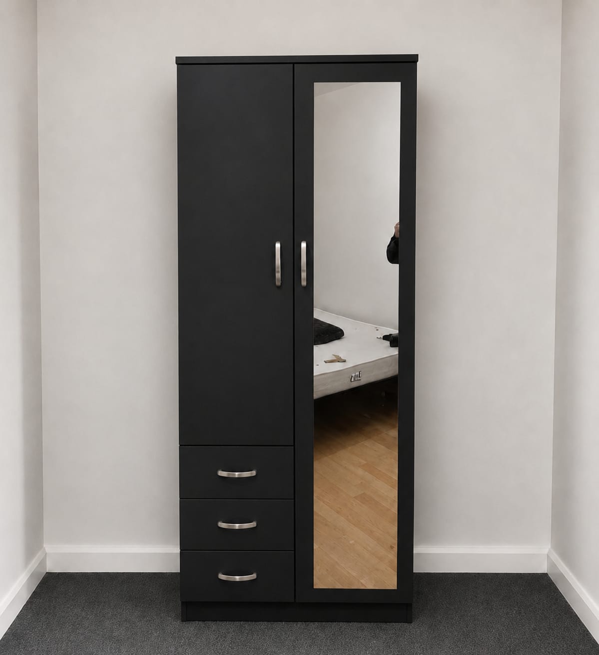 1 Mirror & Drawers (2 DOOR)