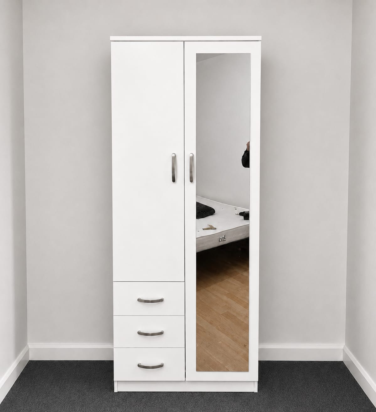 1 Mirror & Drawers (2 DOOR)