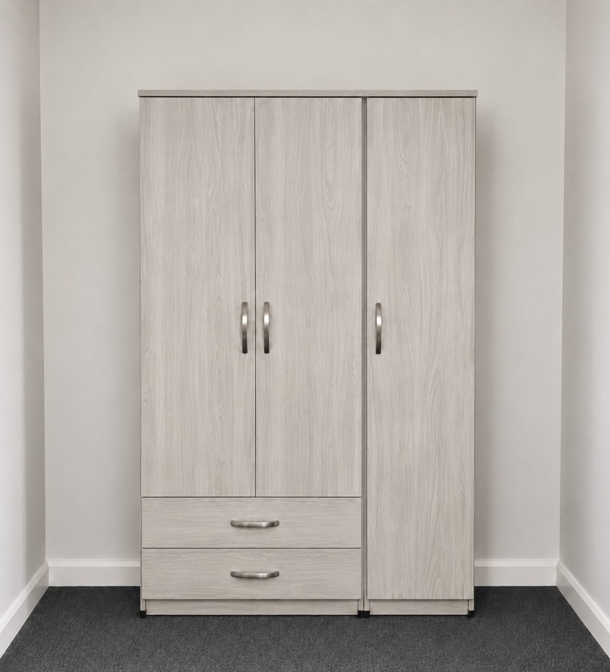 No Mirror & 2 Drawers (3 DOOR)