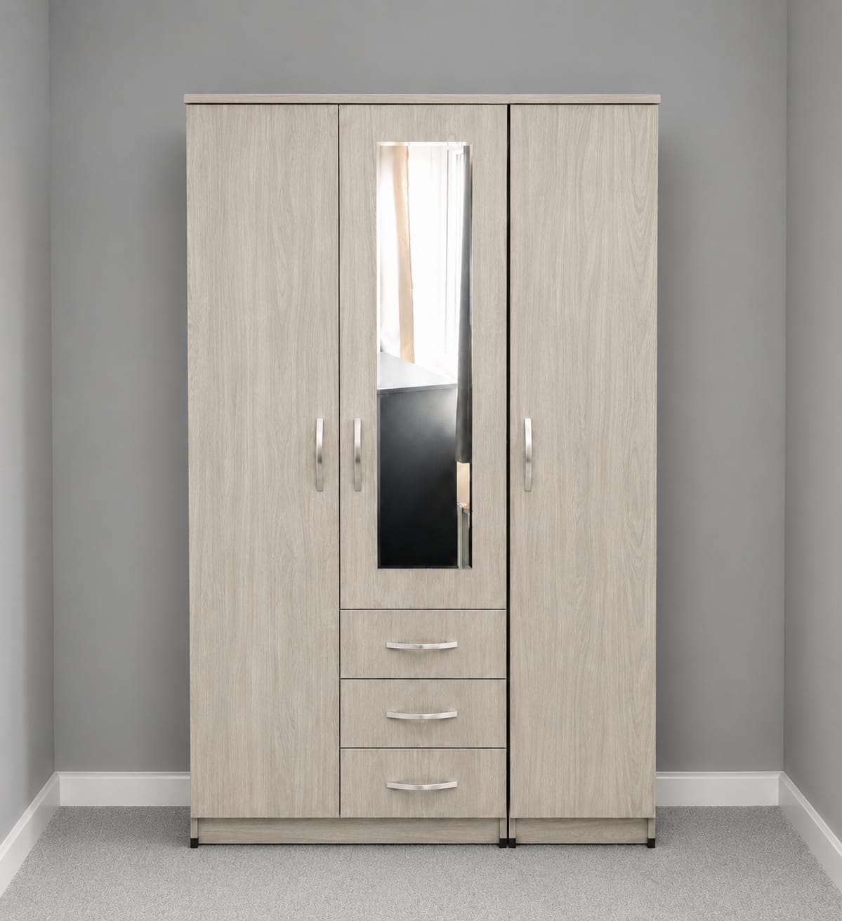 1 Mirror & 3 Drawers( 3 DOOR)
