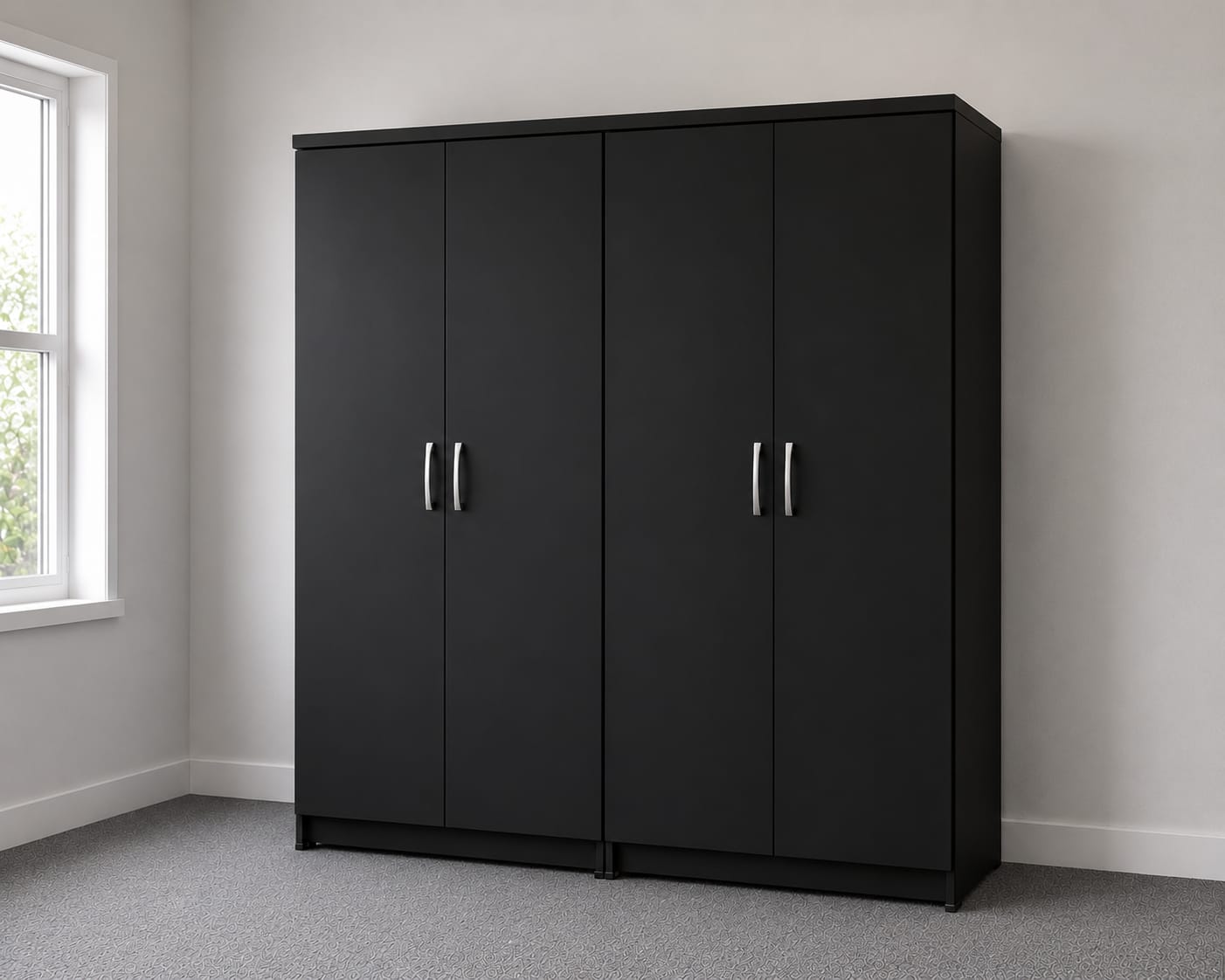 Plain ( 4 DOOR WARDROBE)