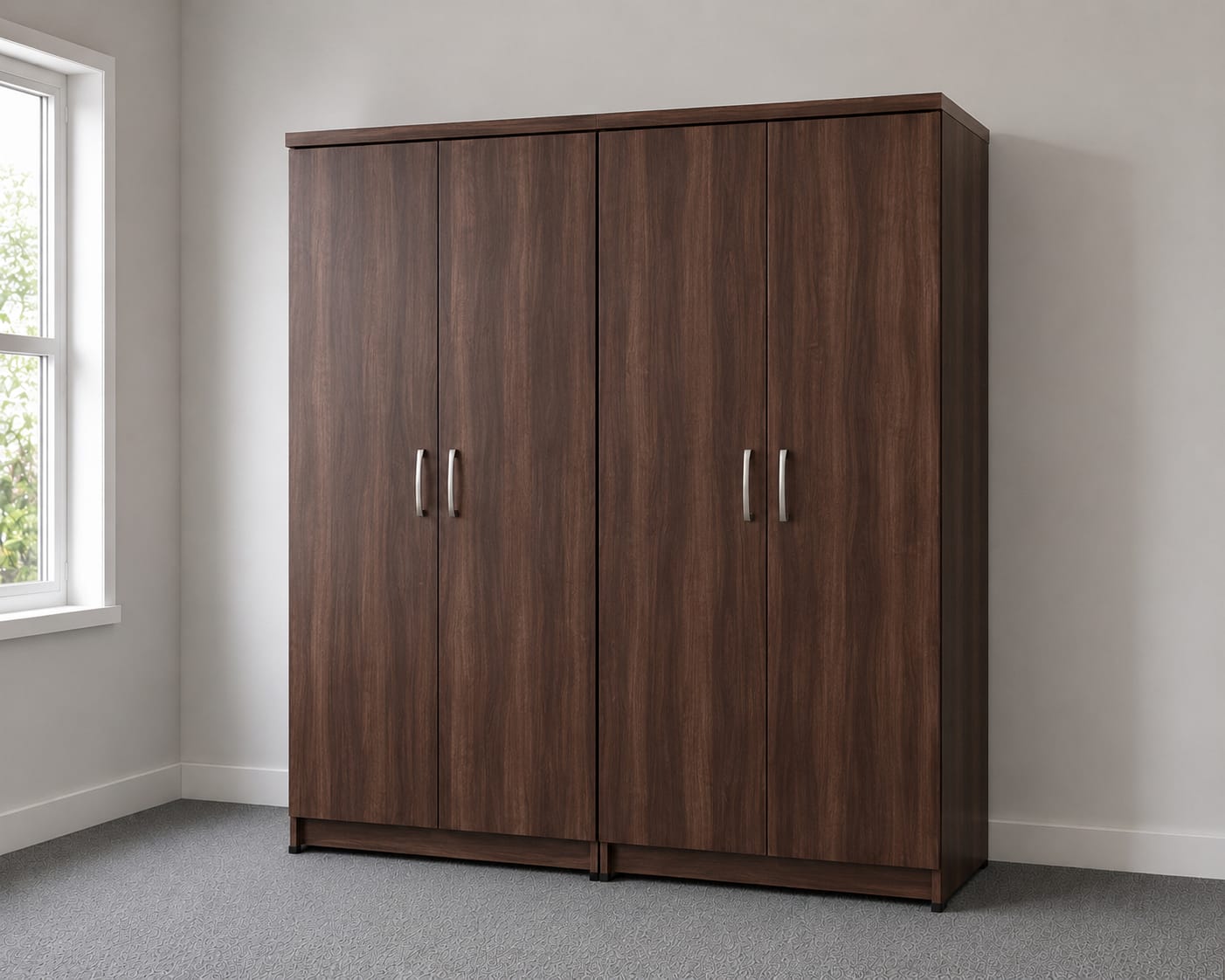 Plain ( 4 DOOR WARDROBE)
