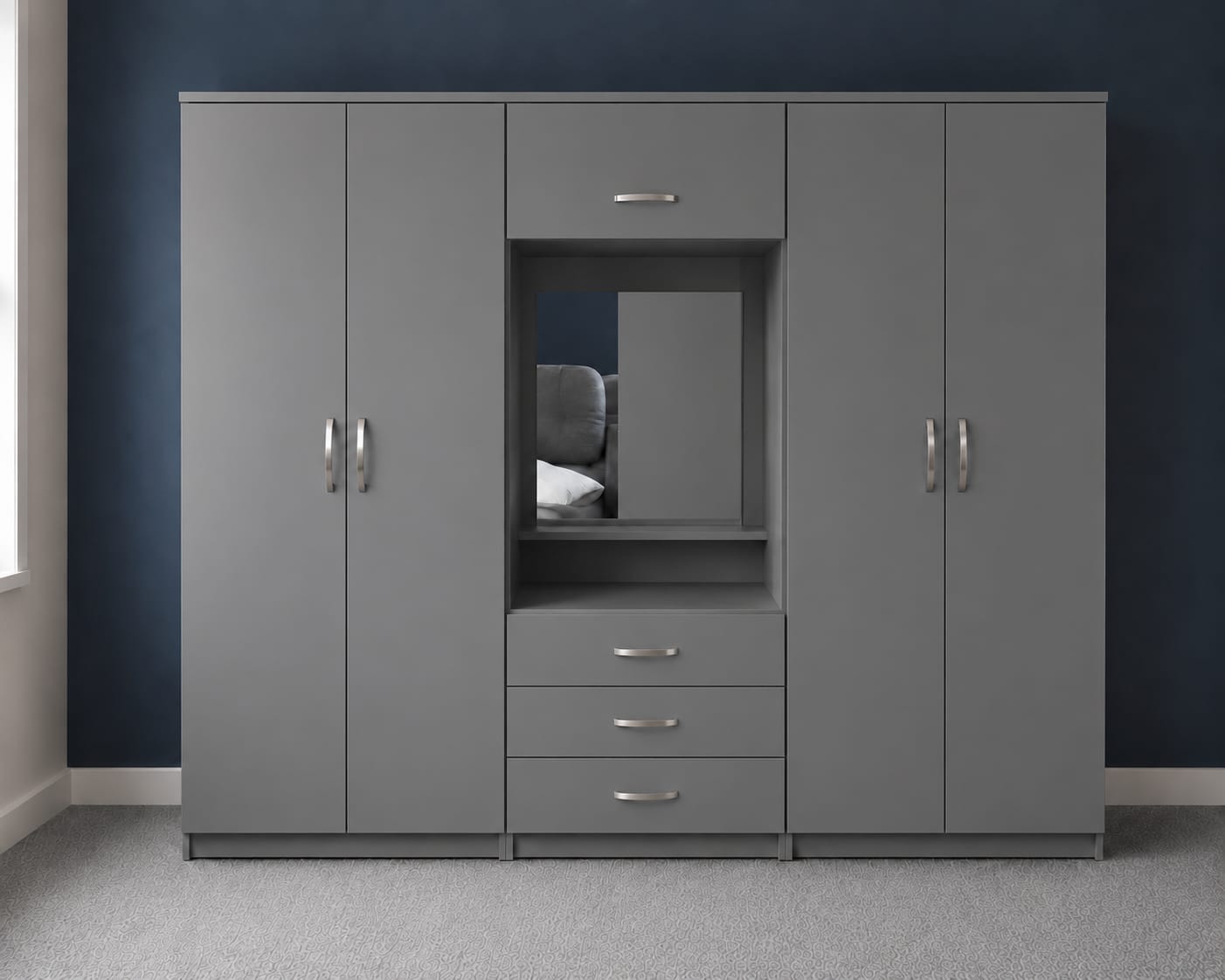 Vanity ( 6 DOOR WARDROBE)