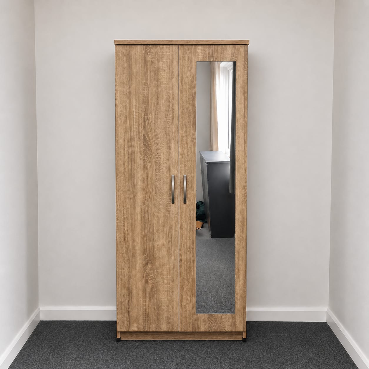 1 Mirror - No Drawers (2 DOOR)
