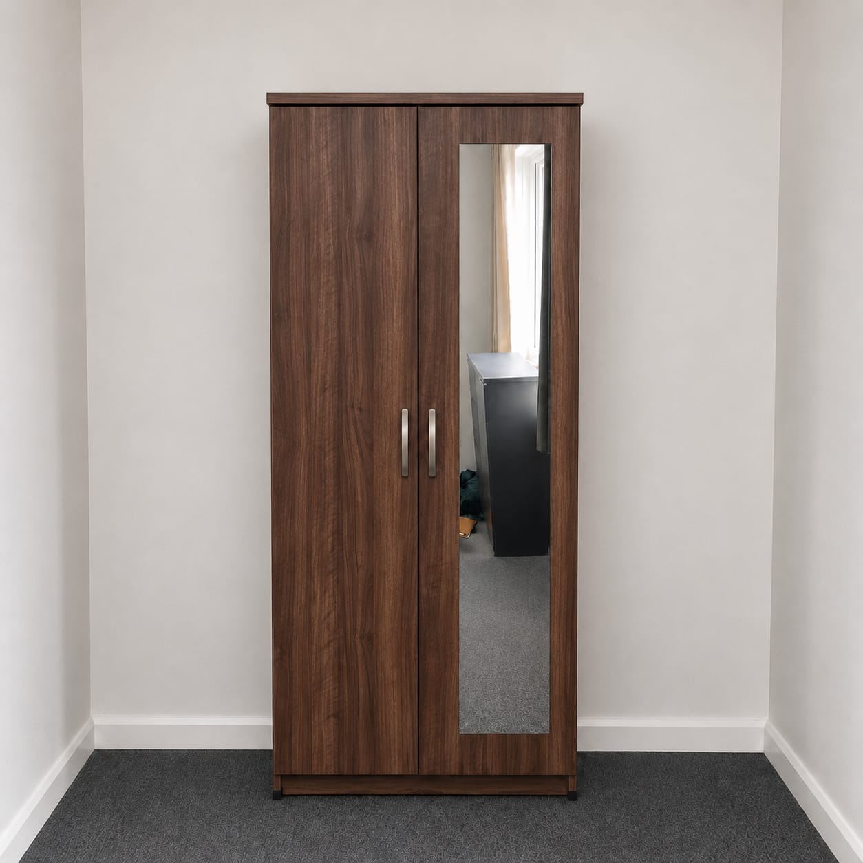 1 Mirror - No Drawers (2 DOOR)