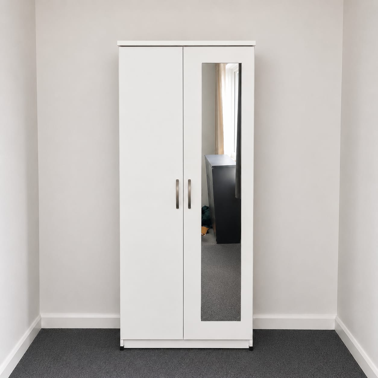 1 Mirror - No Drawers (2 DOOR)